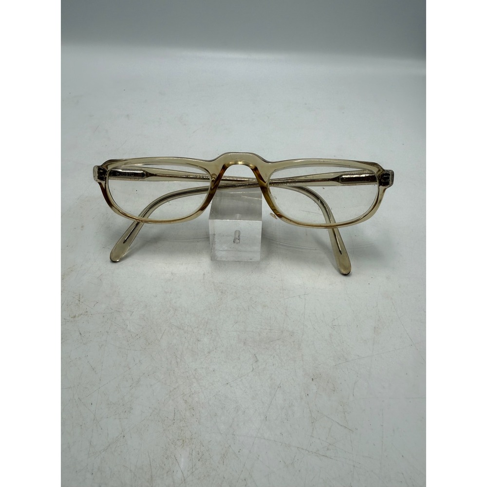 Safilo Contempora 658 Vintage Eyeglasses Frames Italy 50 25 145 Champagne Amber